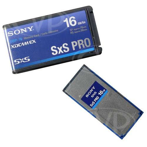 SxS meediakaart 16GB. Sony XDCam kaamerale